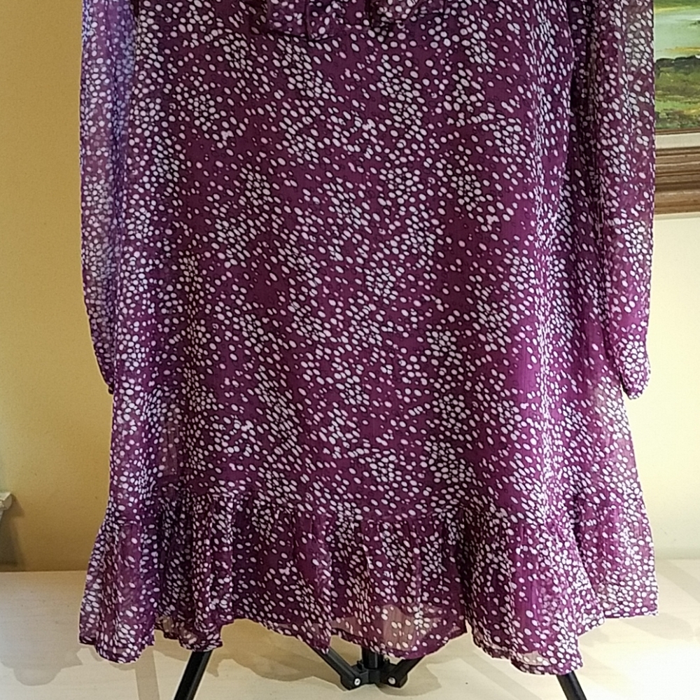 Purple shift dress e9 - Picture 2 of 8